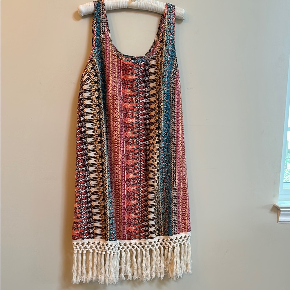 🌞 Shein 2XL / 16 Plus Size Tribal Sundress Coverup – NWOT - Picture 2 of 3